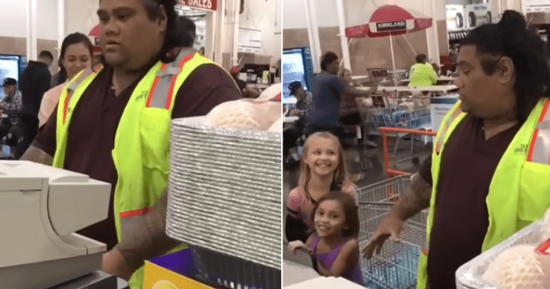 Young sisters adorably mistake cashier for Maui from 'Moana' — but it was his reaction that made them jump with joy