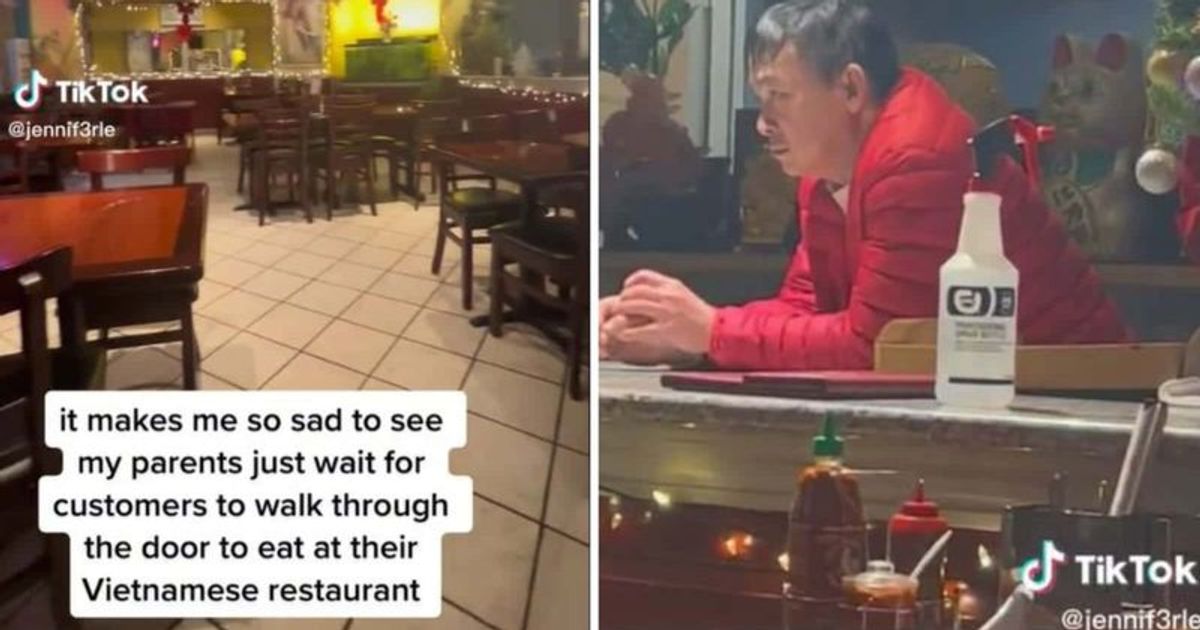 She posted heartbreaking video of her dad alone in their empty restaurant. The next day, it was flooded with customers