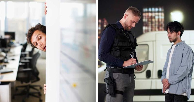 His attempt to look mysterious outside the cafe on a first date backfired so badly — the cops got involved