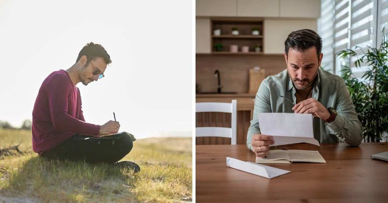 Life coach noticed a man collecting anonymous letters for struggling strangers — the story behind it left him speechless