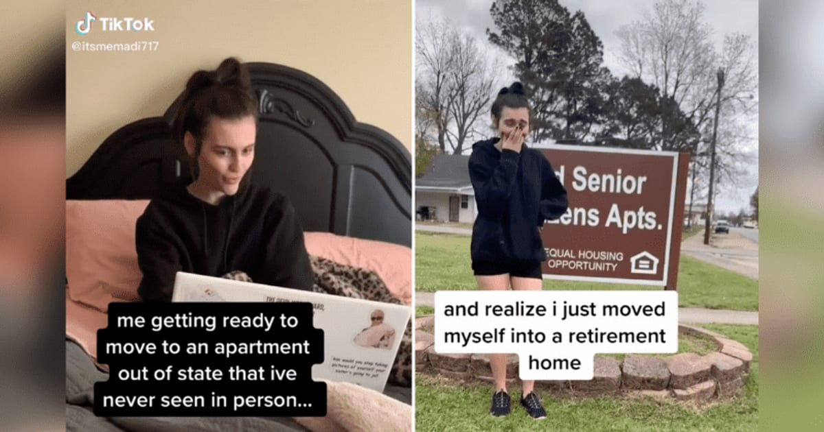 19-yr-old accidentally signs up to live in an out-of-state Arkansas 'senior living complex' — but ends up loving it