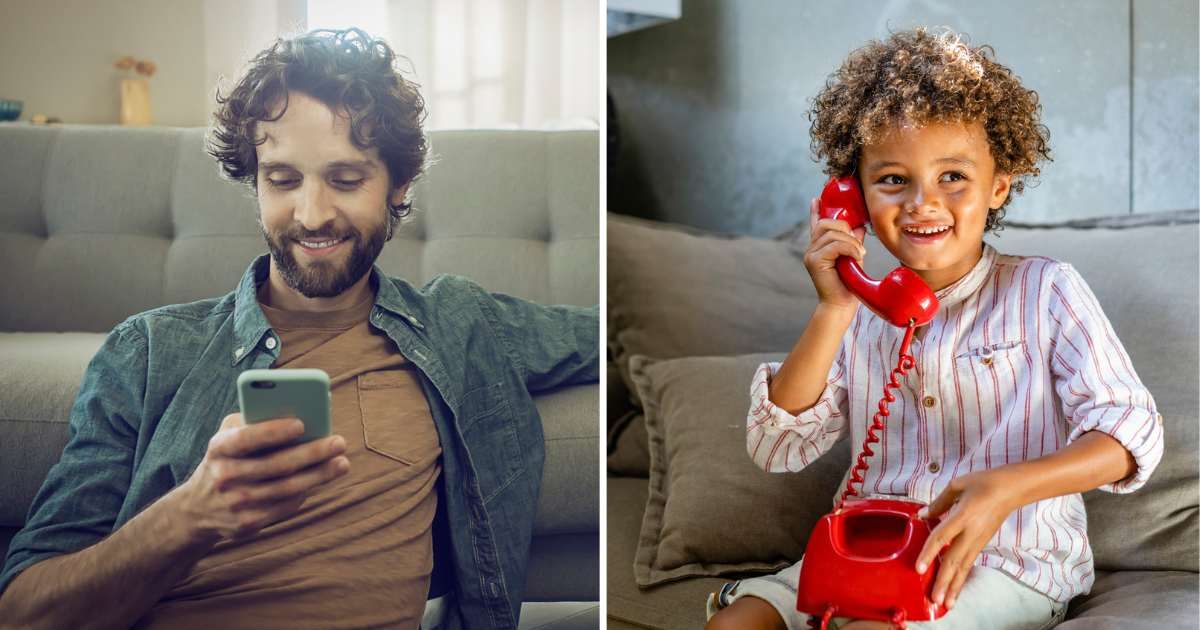 Dad stumbles upon a cardboard 'phone' his sons had made. The name scribbled on the screen has him fighting back tears