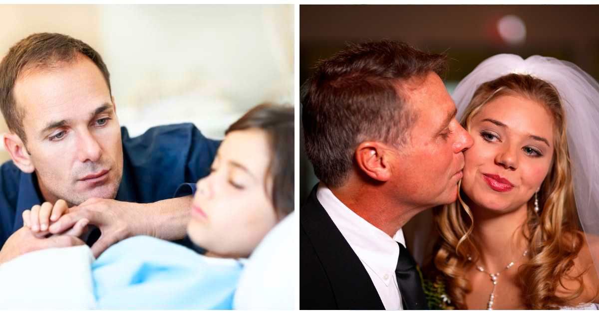 Bride’s dad recalls the accident that nearly took her until he placed hand on her heart. His final line left everyone in tears