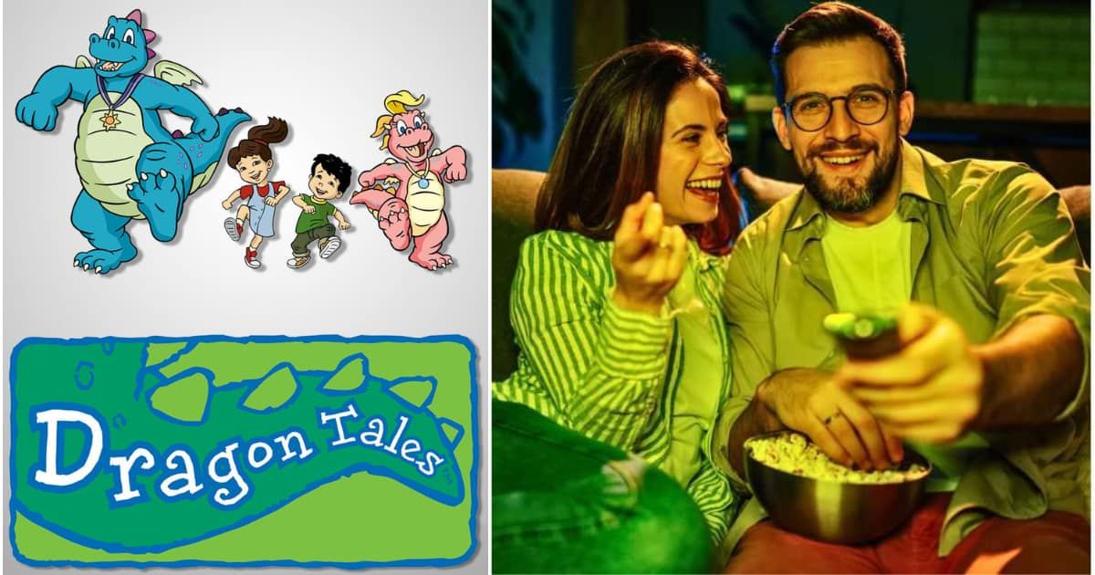 She jokingly quoted a famous line from 'Dragon Tales' — only for her fiancé to reveal the character was based on him