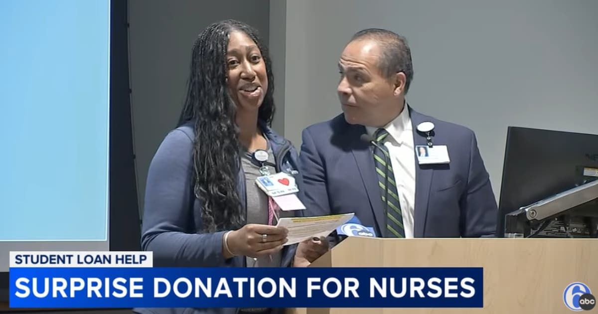 Stranger donates $1 million to US hospital with only one rule: Help nurses erase their student loans