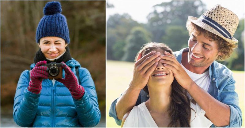 A photographer offered to take their picture — she didn’t know her boyfriend had planned a proposal