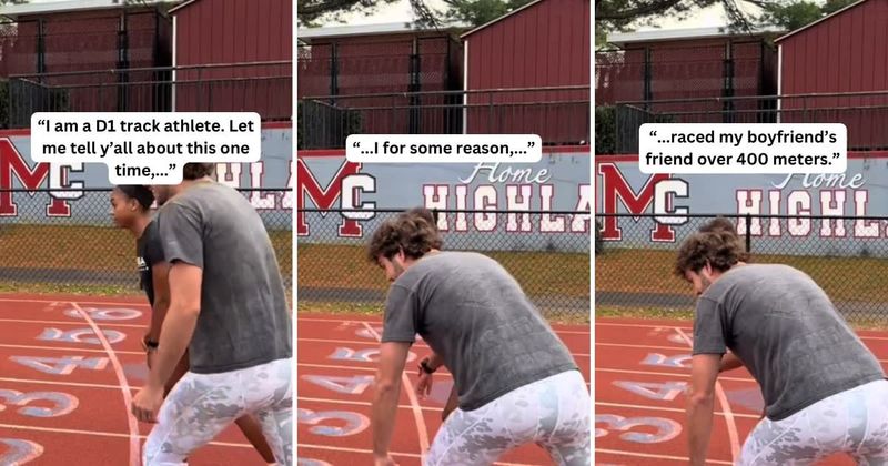 Cocky man challenges woman athlete to a 400m race — within seconds, he was regretting his decision