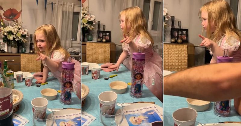 Little girl stands up for grandma mid-dinner after she was disrespected: 'Say sorry and give her a kiss'