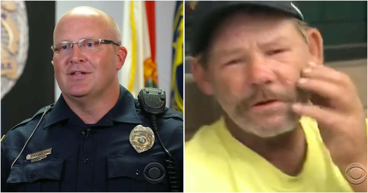 Homeless man was denied a job at McDonald's because of his beard — a police officer helped him use his own trimmer to fix it