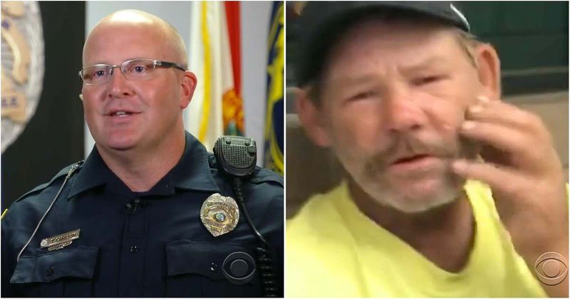 Homeless man was denied a job at McDonald's because of his beard — a police officer helped him use his own trimmer to fix it