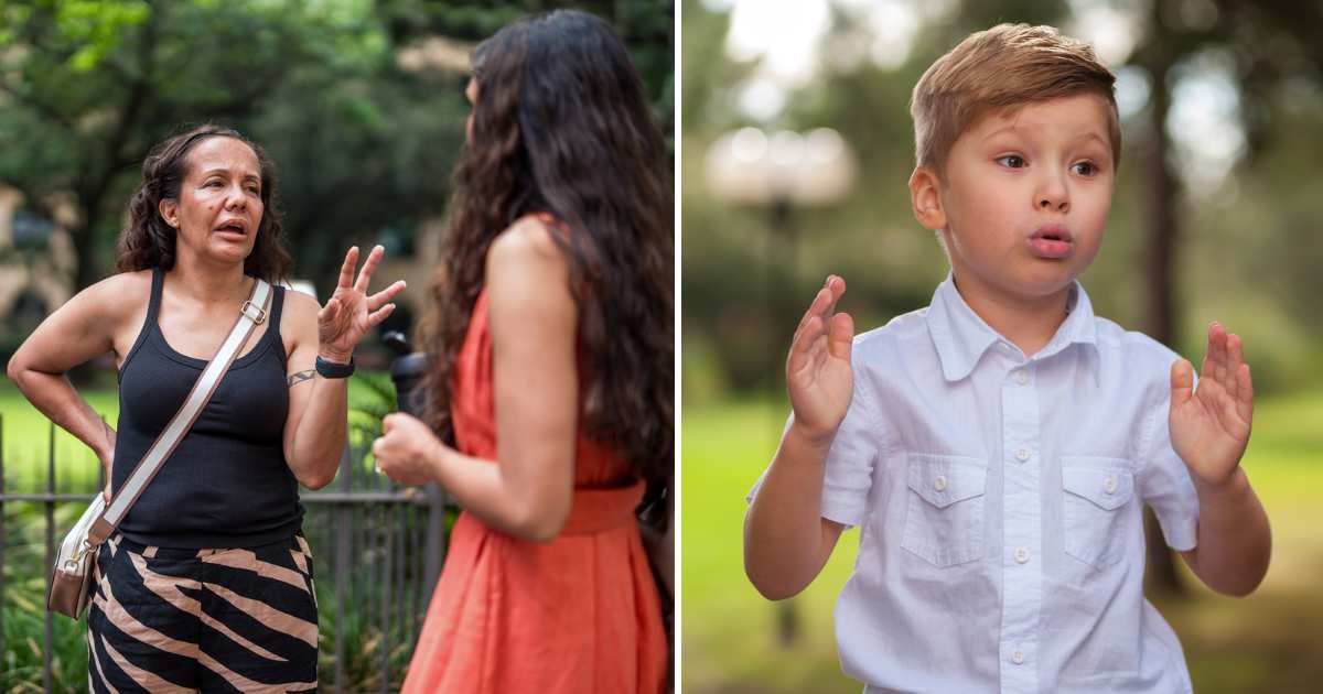 8-year-old saw a woman disrespect his mom — he asked for permission and then said something that stunned even her