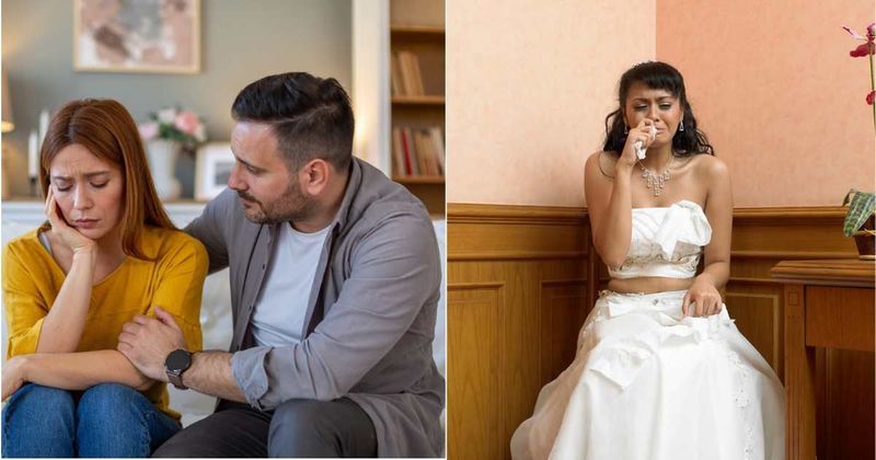 Bride mocks friend's 'comfy' makeup look, until her loving partner gives her a taste of her own medicine