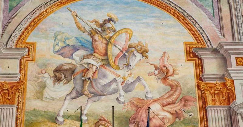 Naples church moved a massive painting during renovations — and uncovered a 400-year-old 'fiery' secret hidden behind it