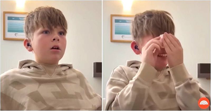 Boy gets to hear his Mom's voice after 12 years of 'deaf' silence. His reaction is simply heartbreaking