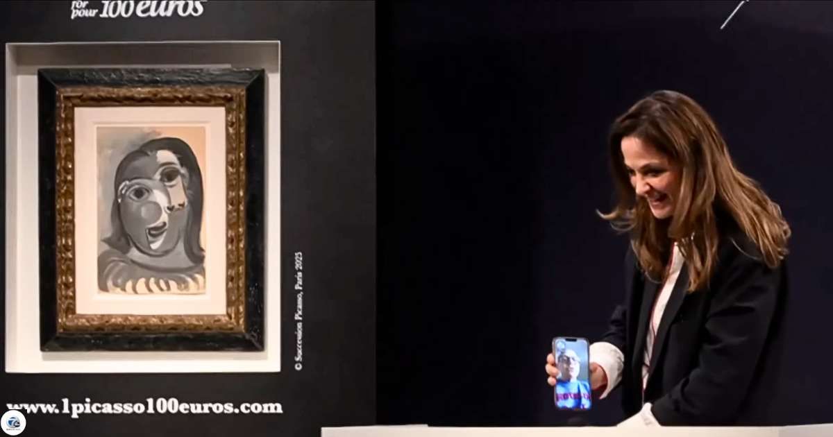 Paris man bought a $117 raffle ticket — and won a million-dollar Pablo Picasso painting. His first question had everyone laughing