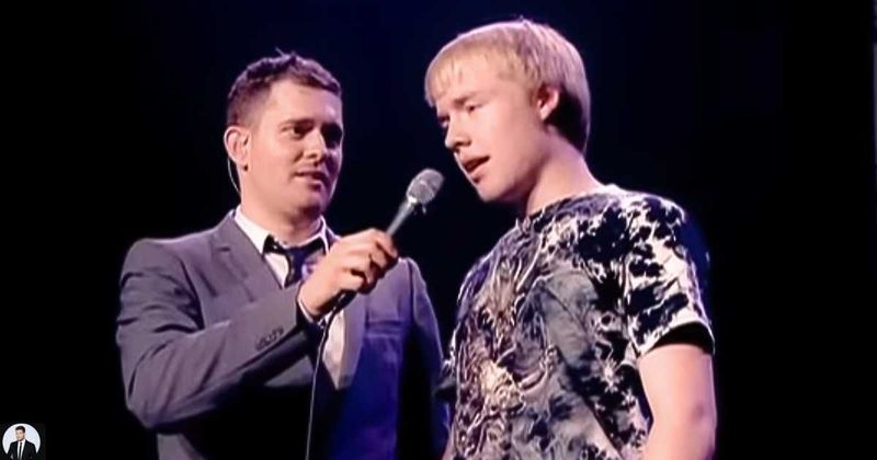 Mom stopped a Michael Bublé concert to ask if her son could sing — what happened next stunned the audience