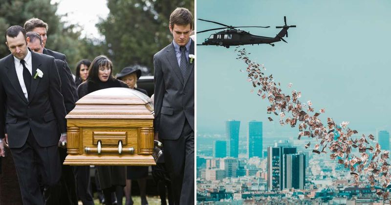 Cash fell from the sky in Detroit. It was their father’s final wish