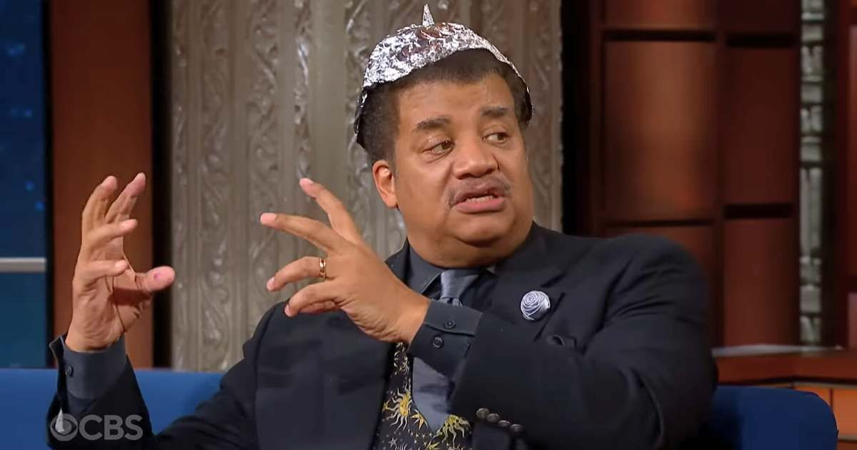 Could tinfoil hats actually save us from aliens? Neil deGrasse Tyson thinks so