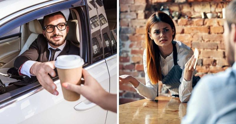 Introvert grabbed coffee at Starbucks drive-thru — then heard server call out: ‘Another no tipper’