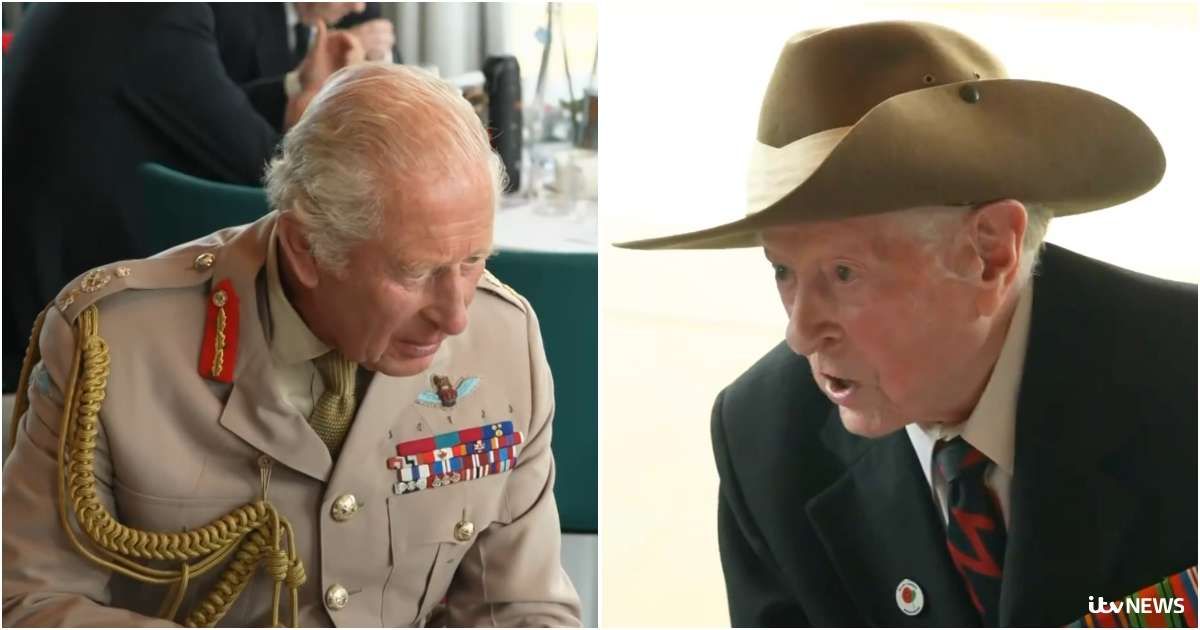 Family spent decades searching for 104-year-old U.S. vet, until one day they turned on the TV — and saw him standing with King Charles