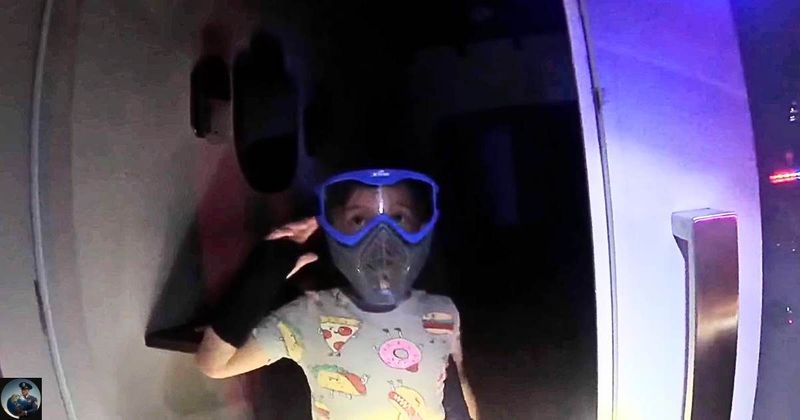 Kid called 911 to investigate monster under his bed. So an officer came in and grabbed it by the head