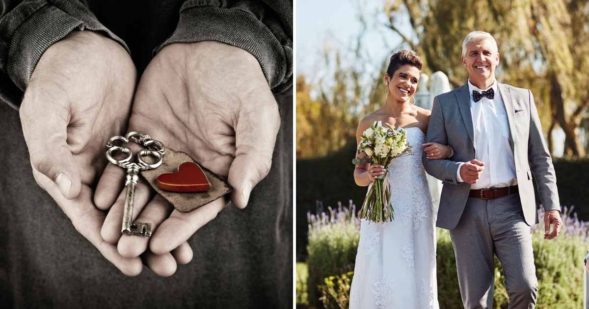 A father carried the 'key' to his daughter’s 'heart' for 14 years — what he did with it at her wedding left guests in tears