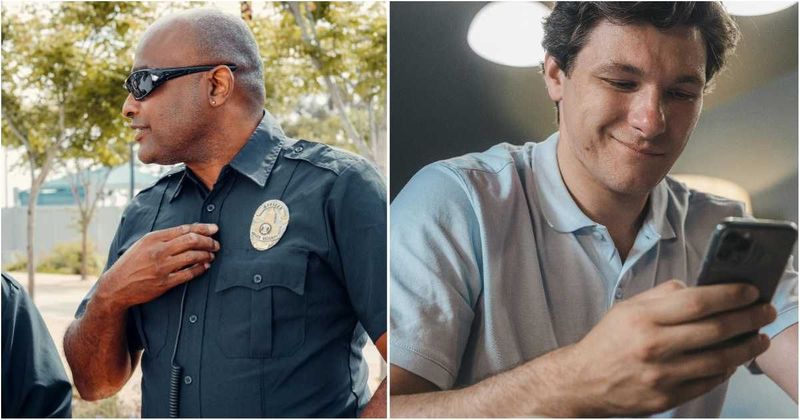 He saw police at his doorstep on his Ring camera and panicked — what his neighbors reported made him want to hug them