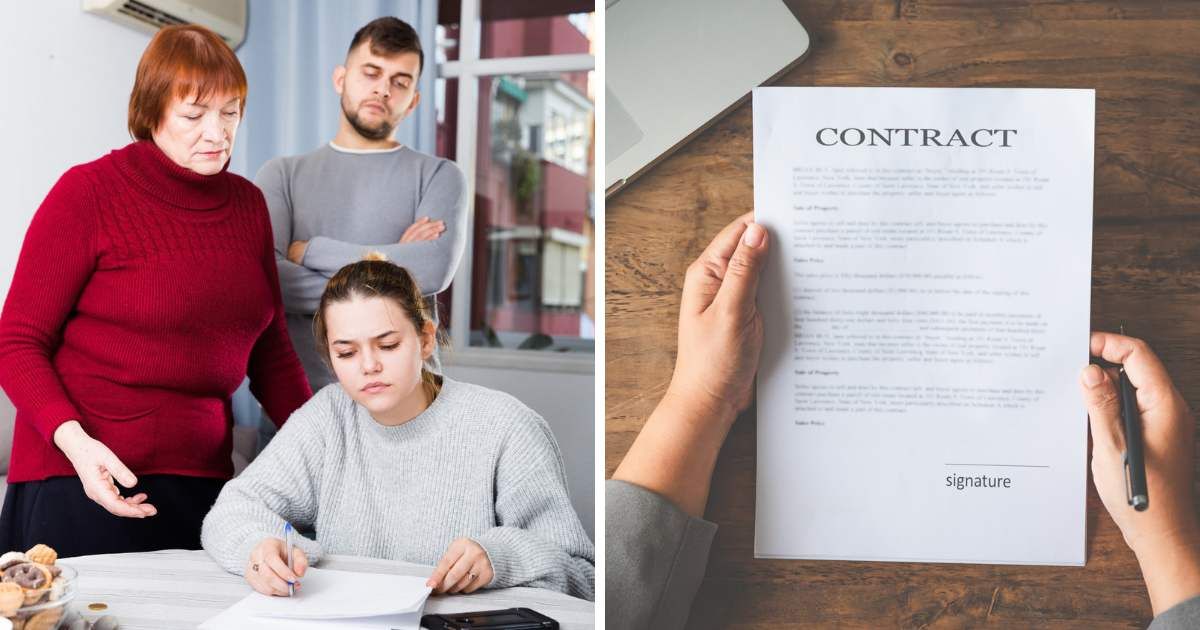 Stepdad makes 20-year-old daughter sign strict $200 ‘living at home’ contract — it’s going viral for the wrong reasons