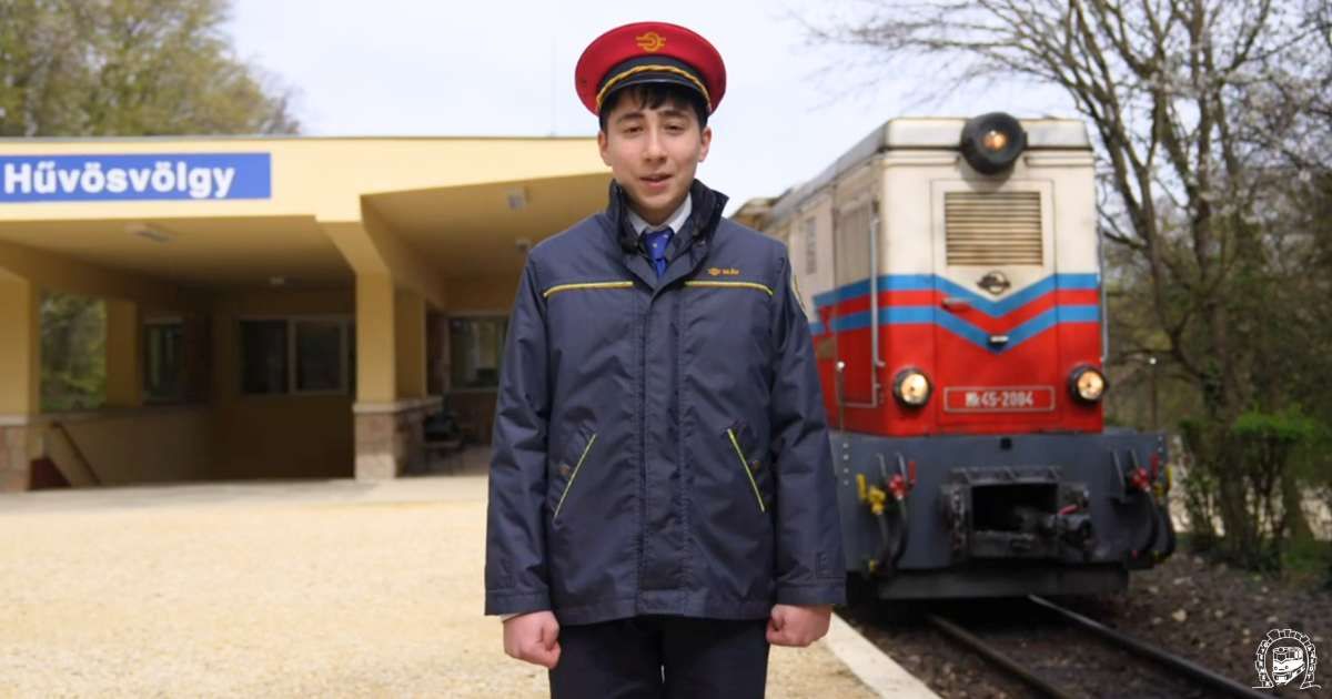 This train in Budapest is operated entirely by little kids — and there's a special reason why