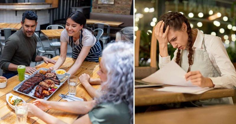 Kid uses his 'hip injury' to leave a restaurant without paying  — CCTV footage exposes his petty plan