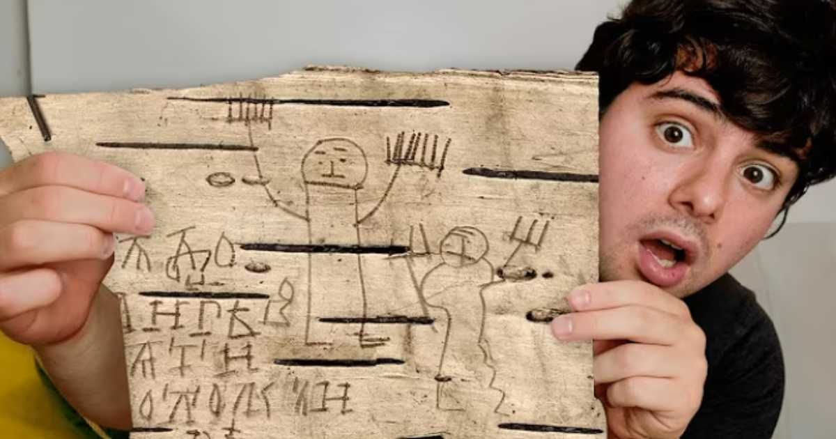 Archaeologists found 800-year-old doodles by a 7-year-old — and they prove kids hated homework even then