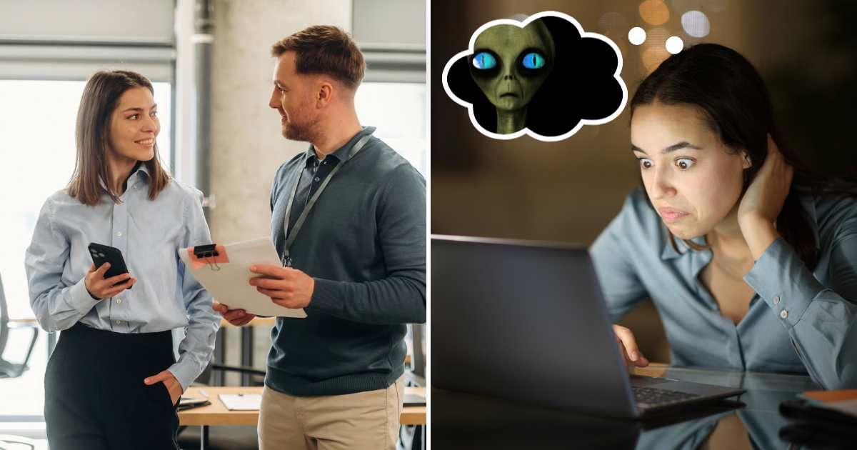 She thought her coworker was an 'alien,' and asked him one question. 3 days later, he simply vanished