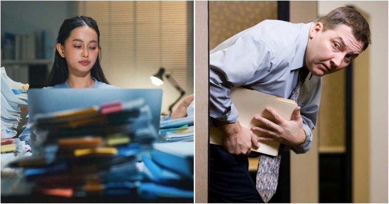 She pulled long nights to compile an 8-page report — then caught her coworker replacing her name with his