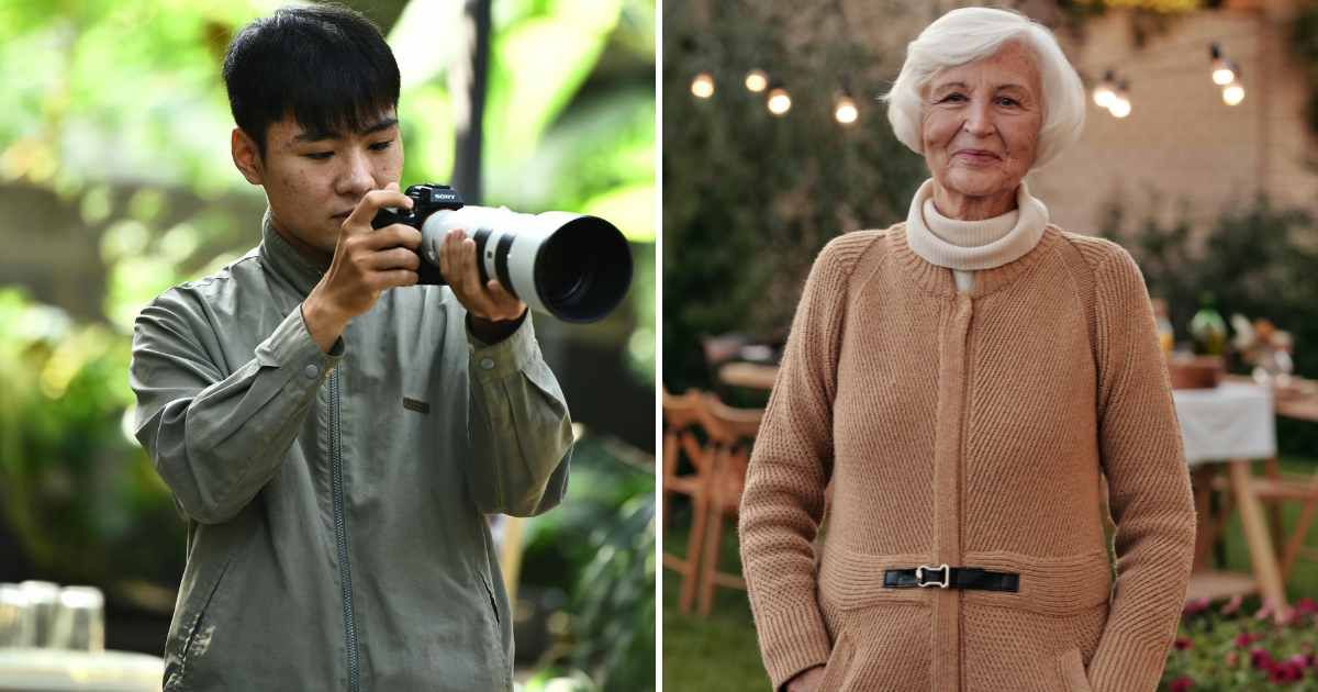 Street photographer asked elderly woman for a photo. She responded with a heartbreaking question
