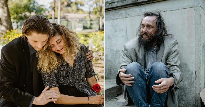 Weeks after their dog’s ashes were stolen, a homeless man knocked on their door