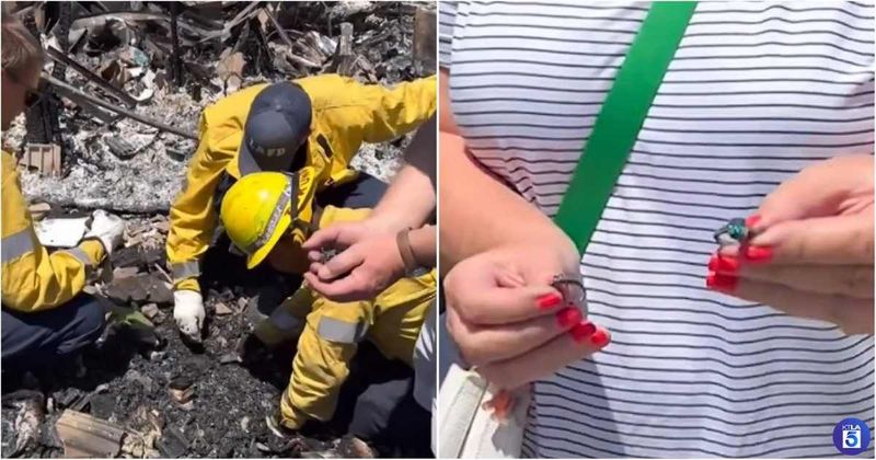 California couple lost everything in a devastating fire — then firefighters made an unexpected discovery in the ashes