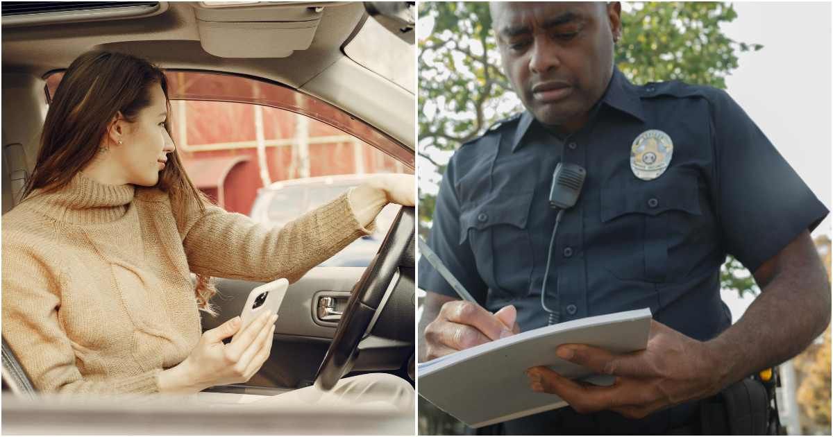 Cop pulled woman over for 'holding a phone' — he turned beet red as he realized she only had one arm