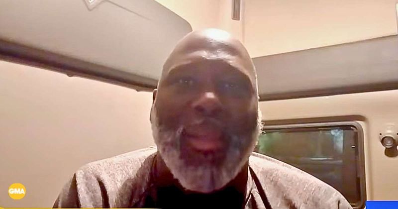 Truck driver hit the brakes when a young woman chased by a 'cop' mouthed words that made him call 911 instantly