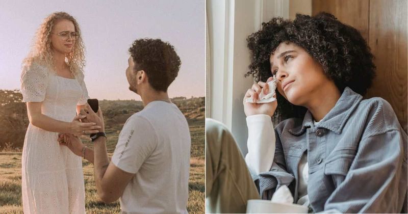 Woman was excited to share engagement photos with the family — until his ex-wife's sister phoned to point out one odd detail about her new ring