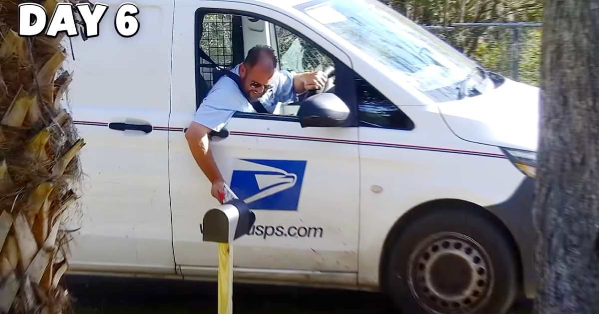 He made his mailbox smaller every day until his mailman noticed. Then came a huge surprise on day 16