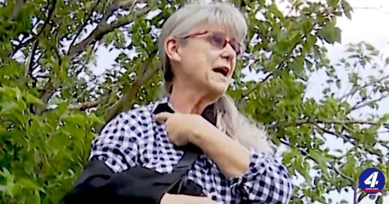 Tree trimmers left injured veteran's lawn buried in branches. Then asked her to clean it up