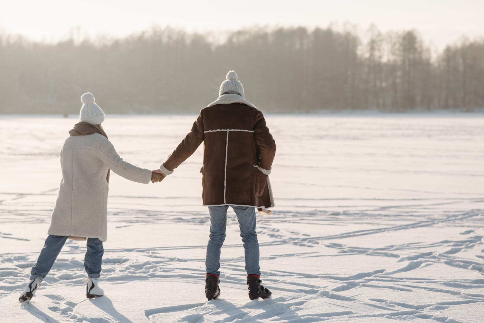 Couple skating on the ice (Representative Image Source: Pexels | Photo by Pavel Danilyuk)