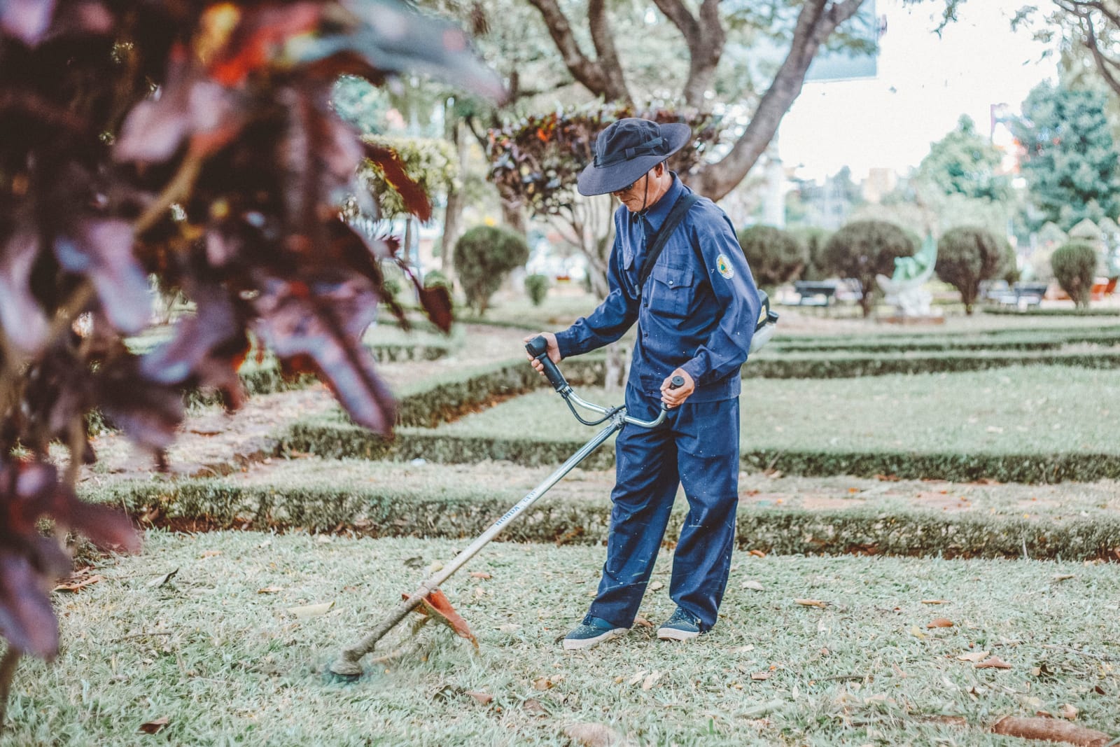 Man working in his yard (Representative Image Source: Pexels | Photo by Nam Phong Bui)