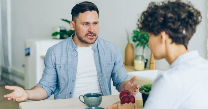 Man left wife with their teen, 4 pets and chickens while taking oldest son on a 2-week vacation. His first demand upon returning made her snap