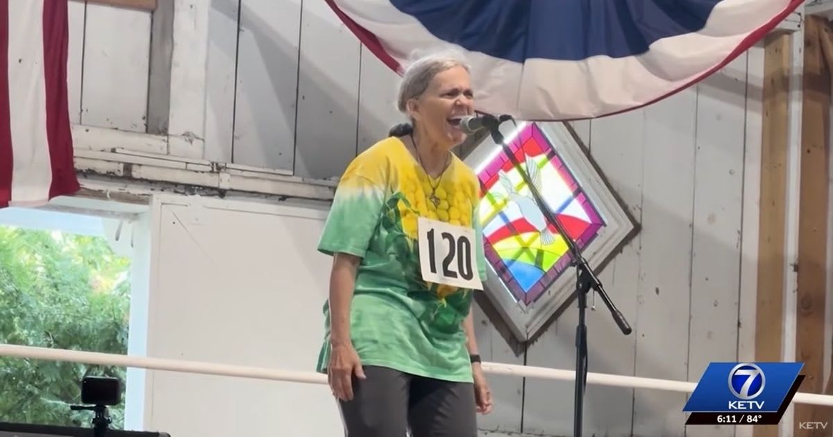 She won Iowa's 'husband calling' contest by screaming for 'Henry.' Her husband's name is 'Rex' 