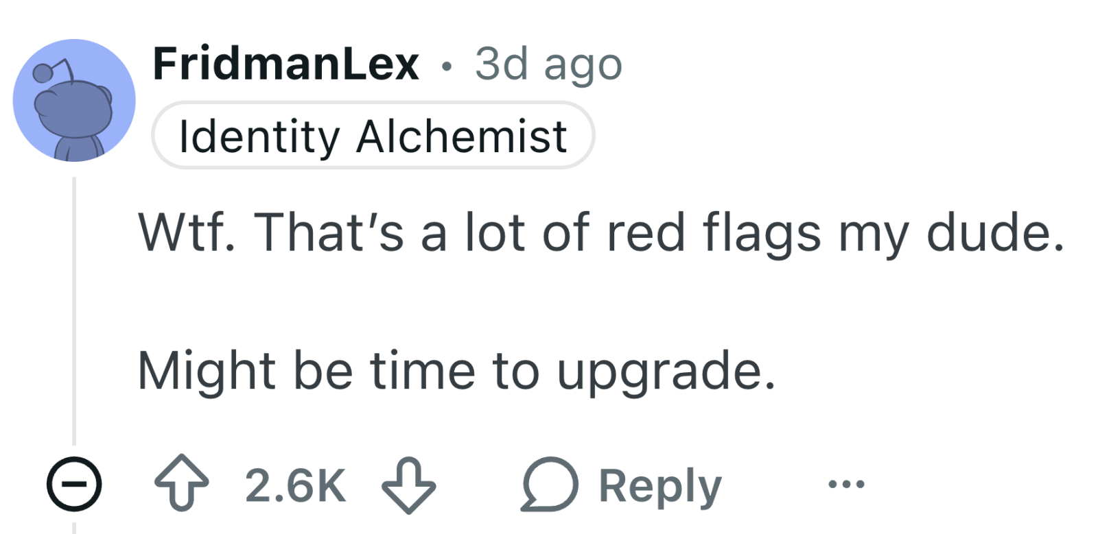 Image Source: Reddit | u/FridmanLex