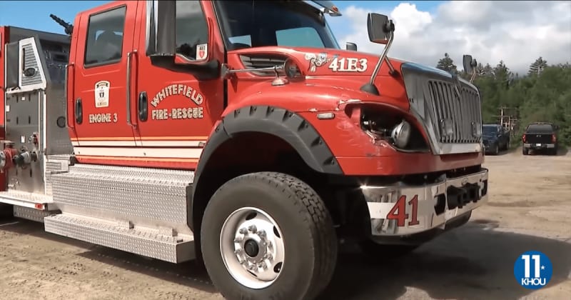 Firefighters arrived at 3 AM to battle a man’s burning home. 2 hours later, he’d stolen their rescue truck and vanished