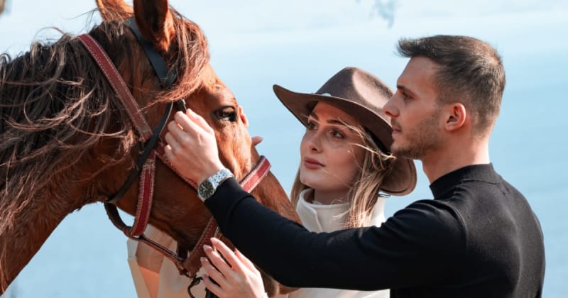 Ambitious man told his date she needed 'more than looks' to be with him. He nearly fell off his horse when she agreed