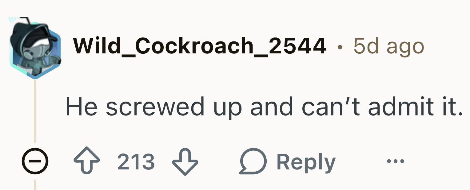 Image Source: Reddit | u/Wild_Cockroach_2544
